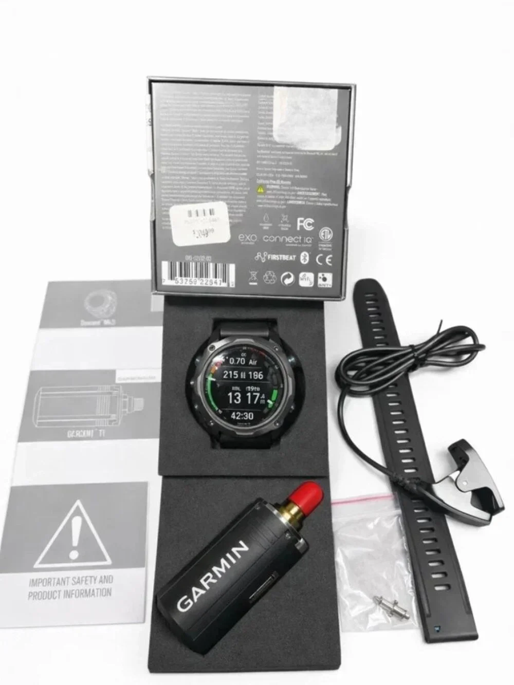 Garmin Descent Mk2i Dive Computer Smartwatch GPS Titanium Black 52mm